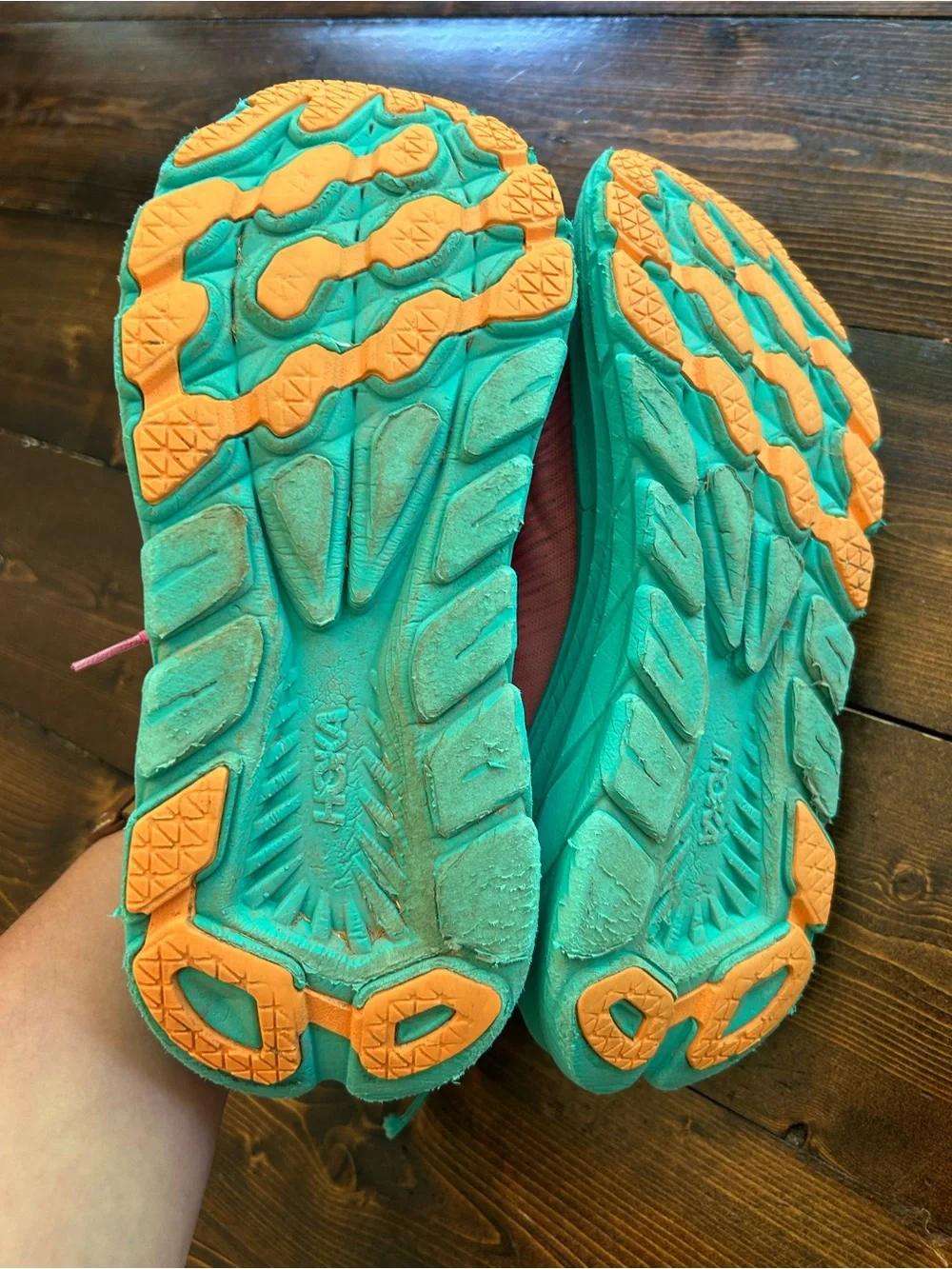 Hoka One One Rincon 3 Shoes Womens 8 B Pink Running Comfort Walking Sneakers
